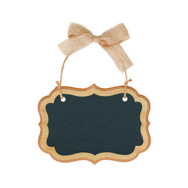 Chalkboard Sign MDF Small Marquee Sign With Twine Bow Hanger - Party Savers