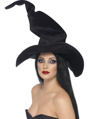 Black Tall and Twisty Witch's Hat - Party Savers