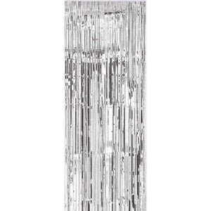 Gold Metallic Curtain 91.4cm x 2.43m Each - Party Savers