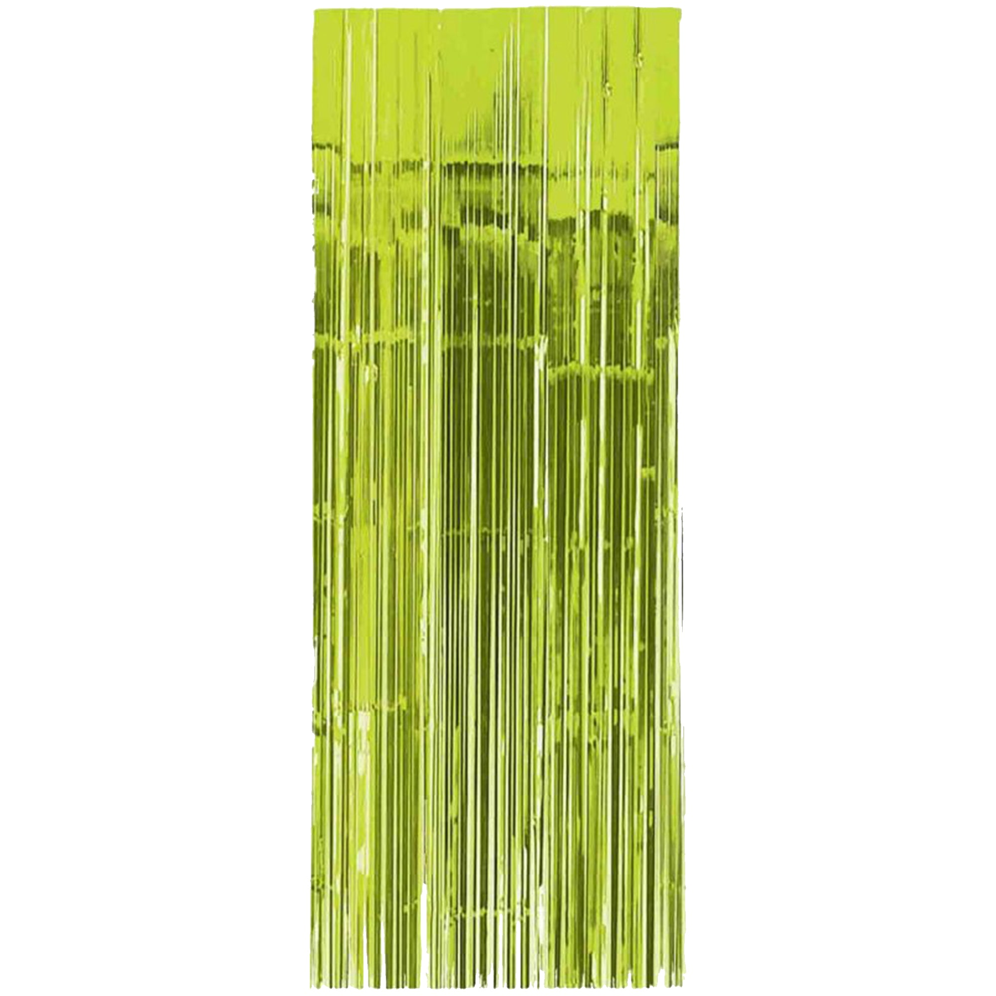 Silver Metallic Curtain 91.4cm x 2.43m Each - Party Savers