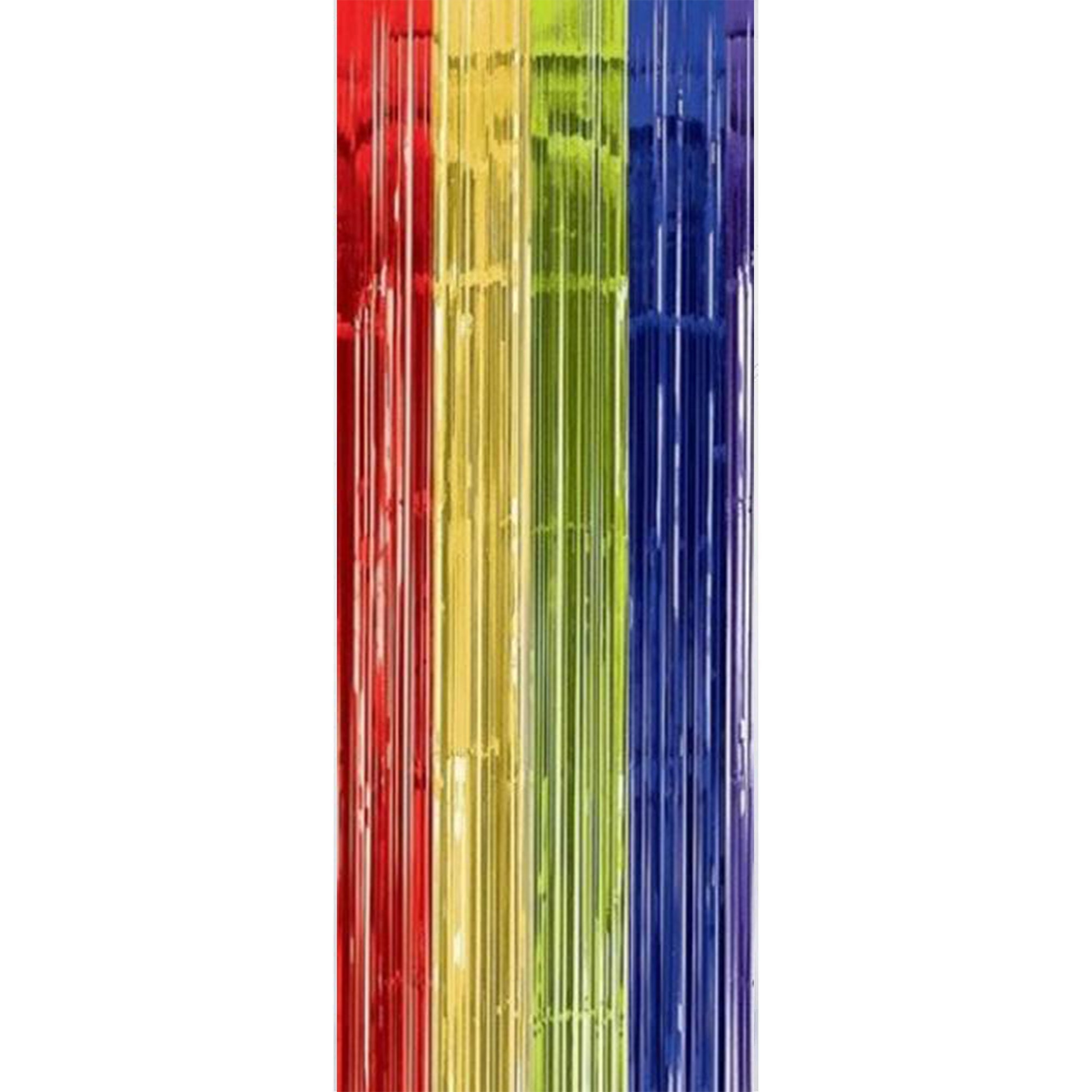 Bright Royal Blue Metallic Curtain 91.4cm x 2.43m Each - Party Savers