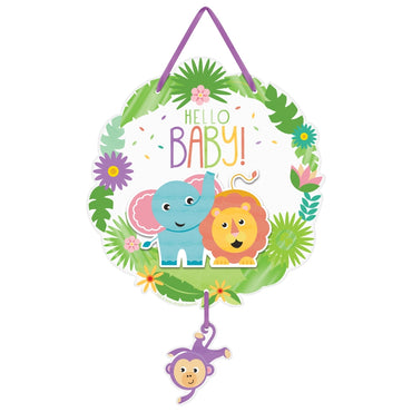 Fisher Price Hello Baby Hanging Sign - Party Savers