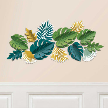 Key West Palm Leaves Wall Decorating Kit - Party Savers