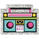 Awesome Party 80's Mini Boom Box Decoration - Party Savers