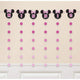 Minnie Mouse Forever Banner String Decoration Kit 7pk