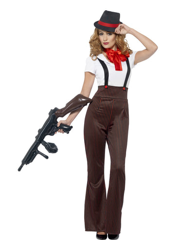Womens Costume - Glam Gangster - Party Savers