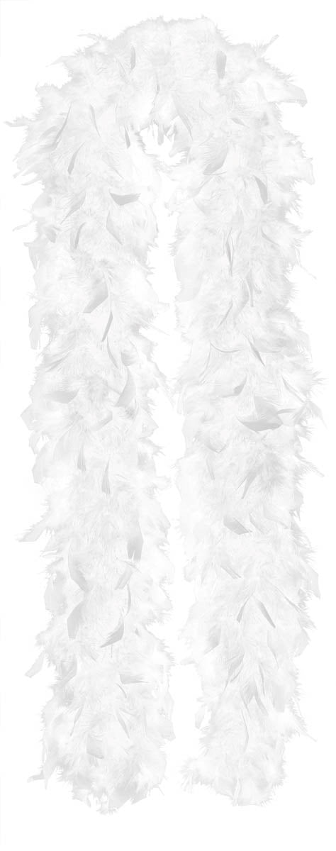 White Feather Boa - Party Savers