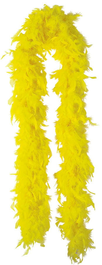 Yellow Feather Boa - Party Savers