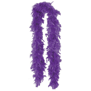 Purple Feather Boa - Party Savers