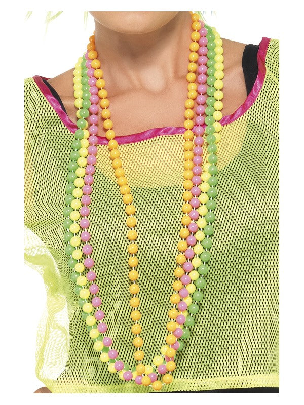 Multi Coloured Beads Fluorescent - Party Savers