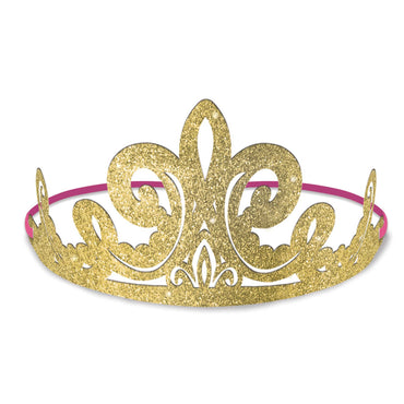 Disney Princess Once Upon A Time Glittered Tiara's 9cm x 15cm 8pk - Party Savers