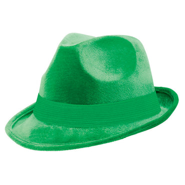 Green Fedora Hat - Party Savers