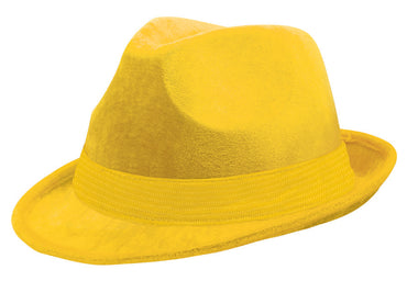 Yellow Fedora Hat - Party Savers