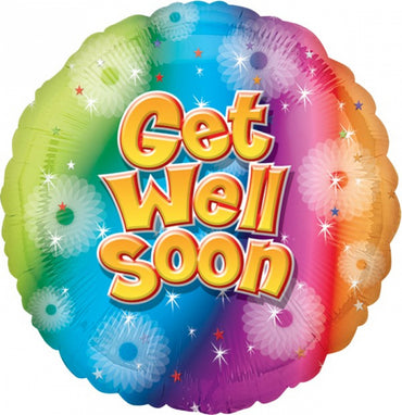 Get Well Soon Foil Balloon 45cm - Party Savers