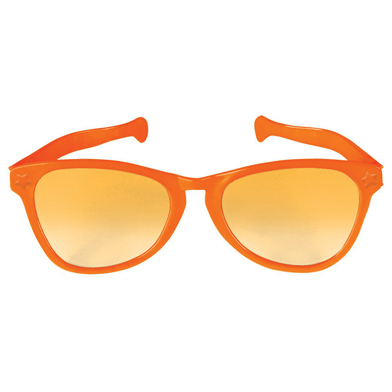 Orange Jumbo Glasses - Party Savers