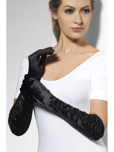 Black Temptress Gloves - Party Savers