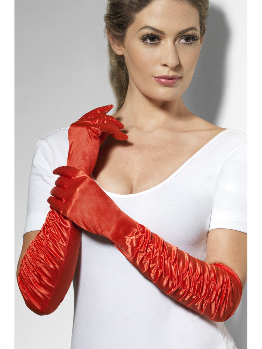 Red Temptress Gloves - Party Savers