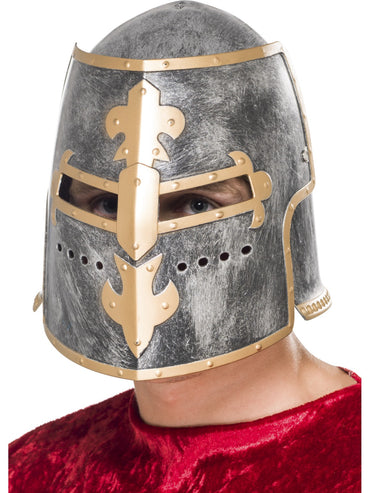 Medieval Crusader Helmet - Party Savers