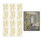Party Panels Gold Streamers and Stars Hanging Decorations 3pk