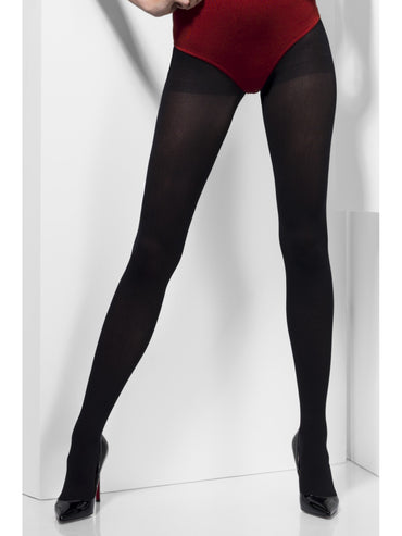 Black Opaque Tights - Party Savers