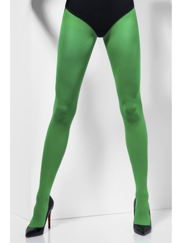 Green Opaque Tights - Party Savers