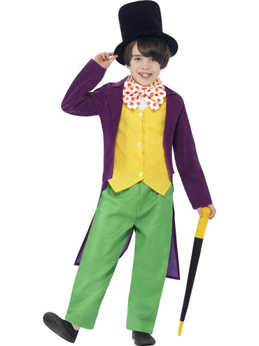 Boys Costume - Roald Dahl Willy Wonka - Party Savers
