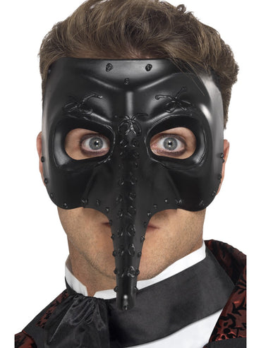 Venetian Gothic Capitano Mask - Party Savers
