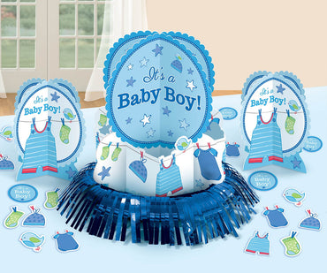 Shower with Love Boy Table Decorating Kit - Party Savers