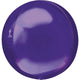 Purple Orbz Foil Balloon Packaged 38cm x 40cm - Party Savers