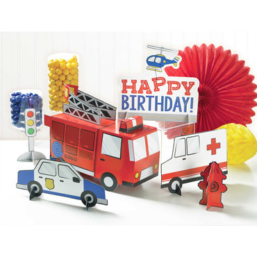 First Responders Table Decorating Centrepiece Kit 6pk