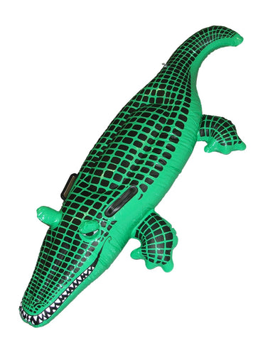 Inflatable Green Crocodile - Party Savers