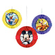 Mickey on the Go Honeycomb Decoration 3pk - Party Savers