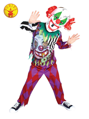 Boys Costume - Scary Clown Lenticular Costume - Party Savers