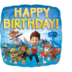 Paw Patrol Happy Birthday Foil Ballon 45cm - Party Savers
