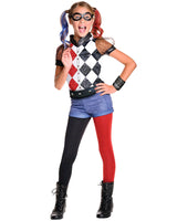 Girls Costume - Harley Quinn DC Superhero Girls Deluxe - Party Savers