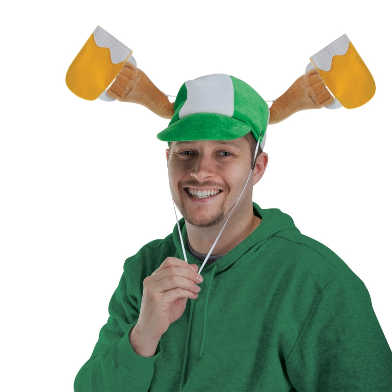 Plush St Patrick's Day Mugs Cap Each - Party Savers