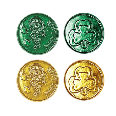 Lucky Leprechaun Plastic Coins 1.50in 40pk - Party Savers