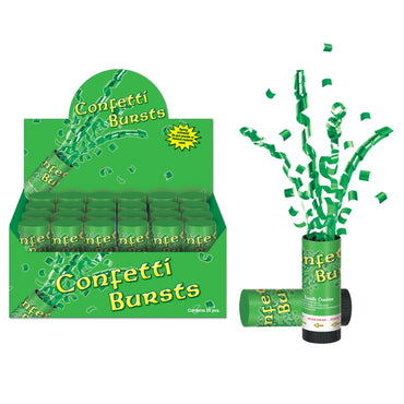 St Patrick's Day Confetti Bursts Each - Party Savers