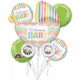 Baby Brights Balloon Bouquet 5pk