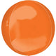 Orange Orbz Foil Balloon 38cm x 40cm - Party Savers