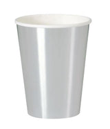 Red Foil Paper Cups 355ml 8Pk - Party Savers