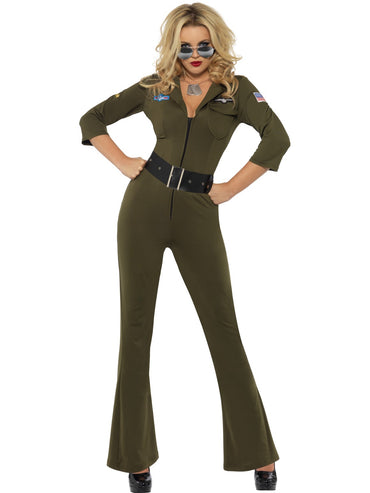 Womens Costume - Top Gun Aviator - Party Savers