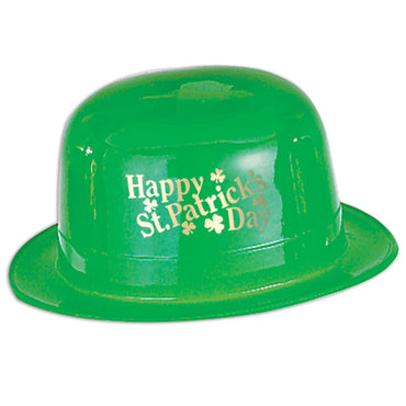 Plastic Happy St Patrick's Day Derby - Party Savers