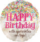 Sprinkles on Top Birthday Foil Balloon 45cm - Party Savers