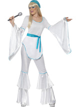 Womens Costume - White Super Trooper Abba - Party Savers