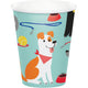 Dog Party Cups Paper 266ml 8pk - Party Savers