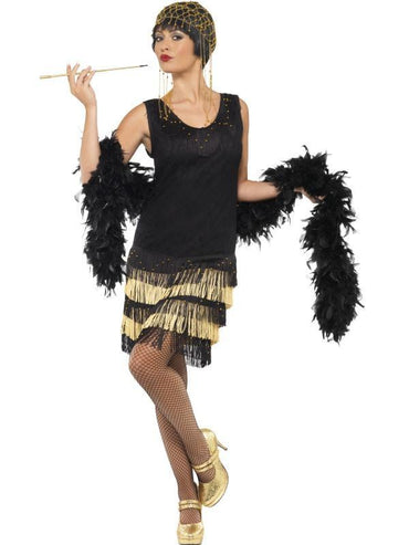 Womens Costume - Fringed Flapper - Party Savers