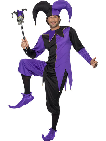 Mens Costume - Medieval Jester - Party Savers