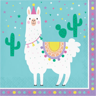Llama Party Lunch Napkins 16pk - Party Savers