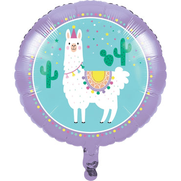 Llama Party Foil Balloon 45cm - Party Savers